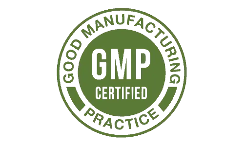 GMP Certified logo for UltraK9 Pro, indicating that the product is manufactured following Good Manufacturing Practices for quality and safety.